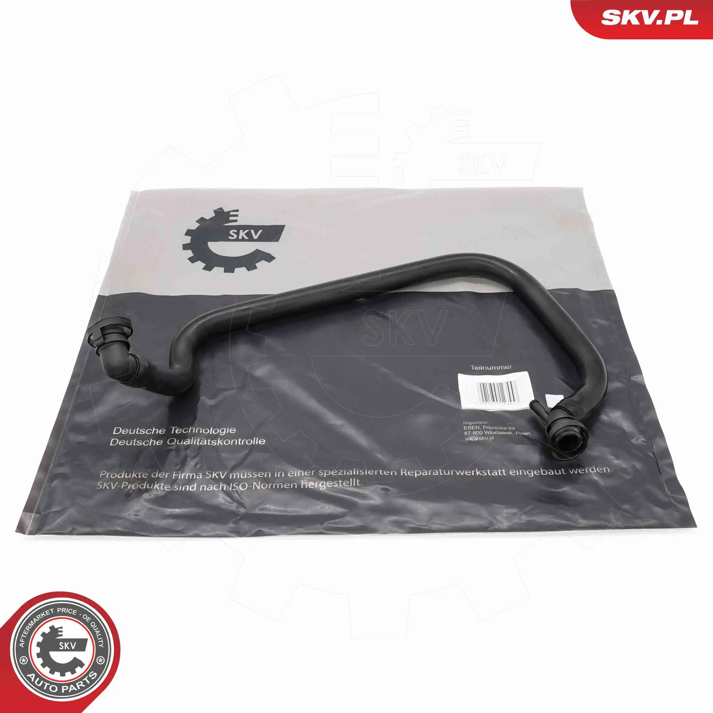 Hose, crankcase ventilation